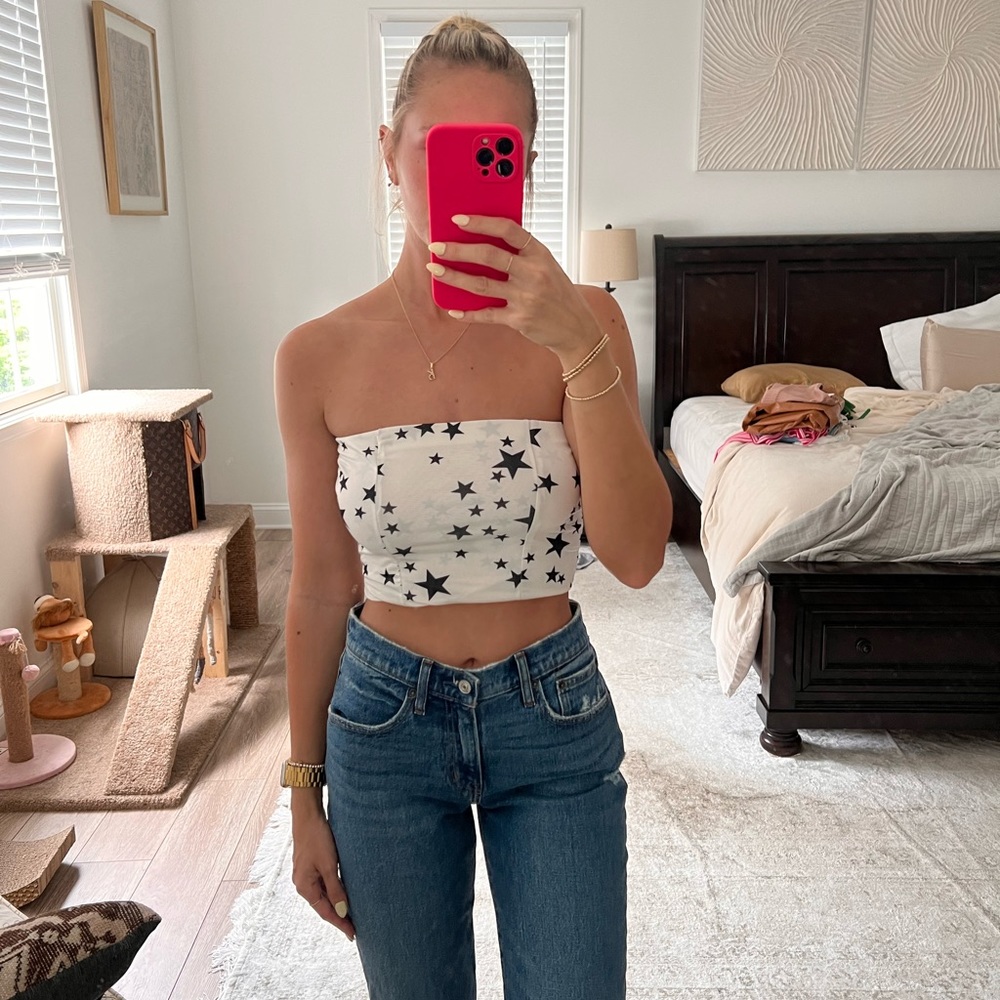 Star bandeau top